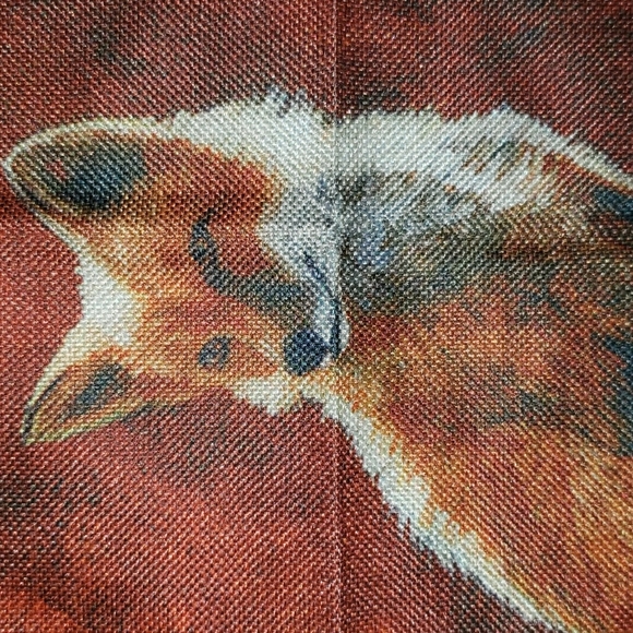 Fox Pillow Cover. Real Fox Cushion Cover - Picture 4 of 11